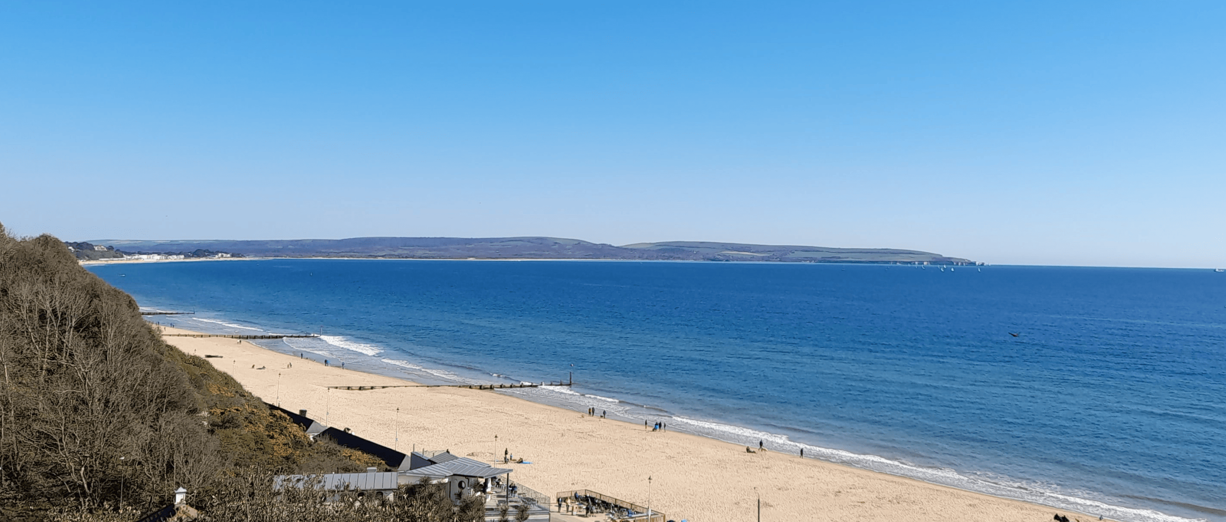 A view of Bournemouth beach, UK