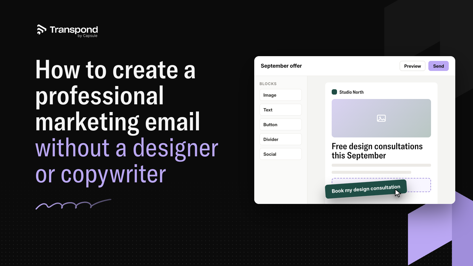 How to create a professional marketing email (without a designer or copywriter)
