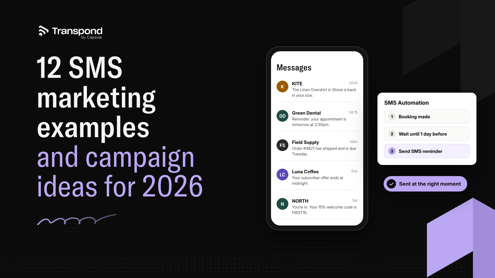 12 SMS marketing examples and campaign ideas for 2026